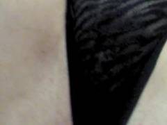 Magie wetting panties and masterbates