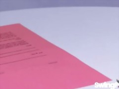 Poledancing party ends with hot sex between friends