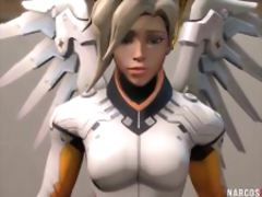 Mercy lesbian pussy play after night out